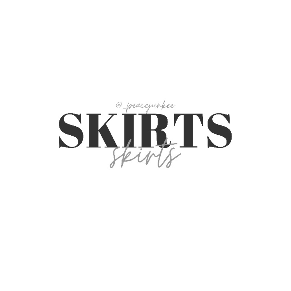 ✨SKIRTS✨